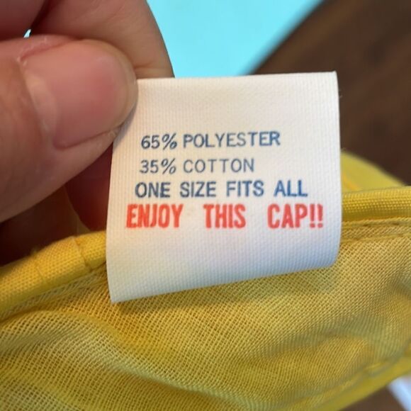 Vtg 1994 Winter National ‘55 ‘56 ‘57 Classic Chevy International yellow cap - Picture 9 of 9